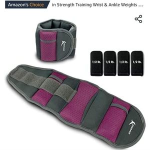 Empower Adjustable Wrist and Ankle Weights with Velcro 5lbs total 💪
